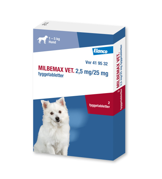 Milbemax vet. (1 - 5 kg)
